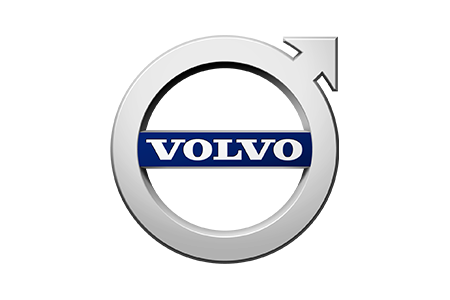 a round white and blue logo with a male symbol